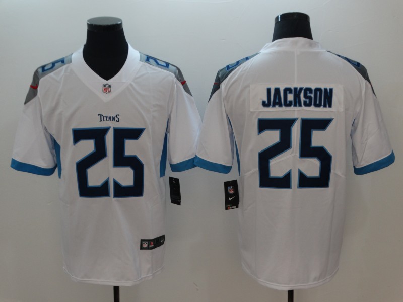 Men's NFL Tennessee Titans #25 Adoree' Jackson White New 2018 Vapor Untouchable Limited Stitched Jersey